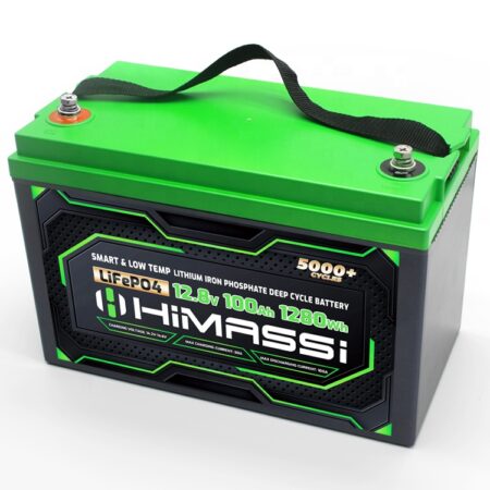 Himax 12V 100Ah 1280Wh LiFePO4 Battery
